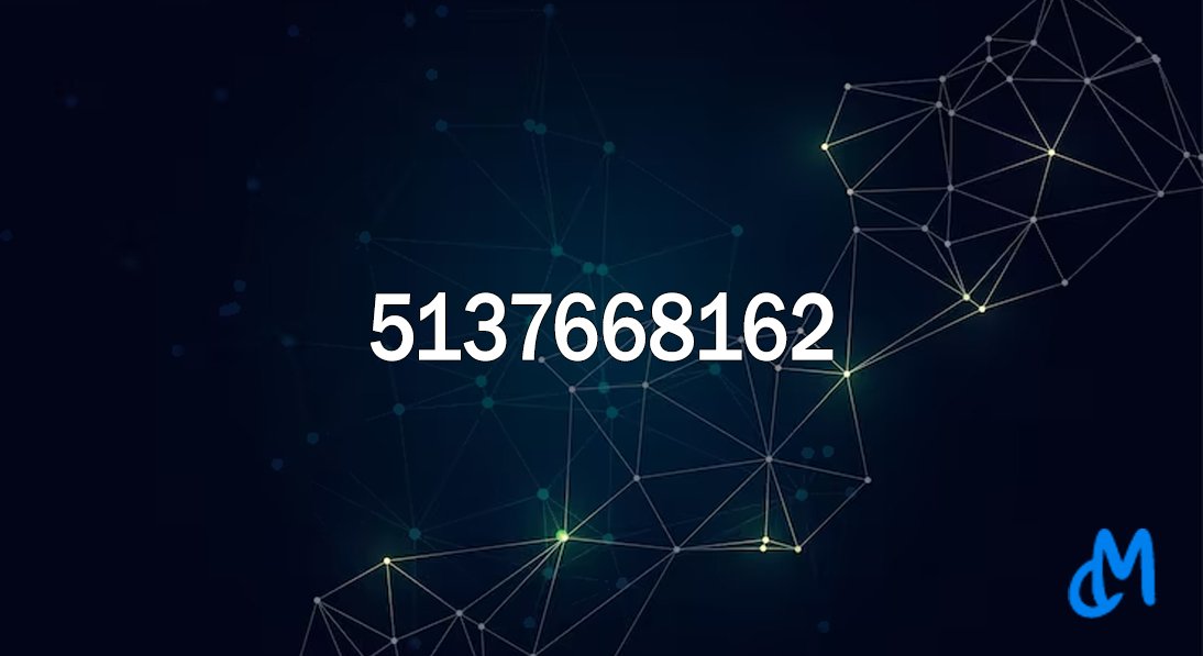 5137668162